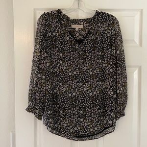 Loft 3/4 length blouse size M